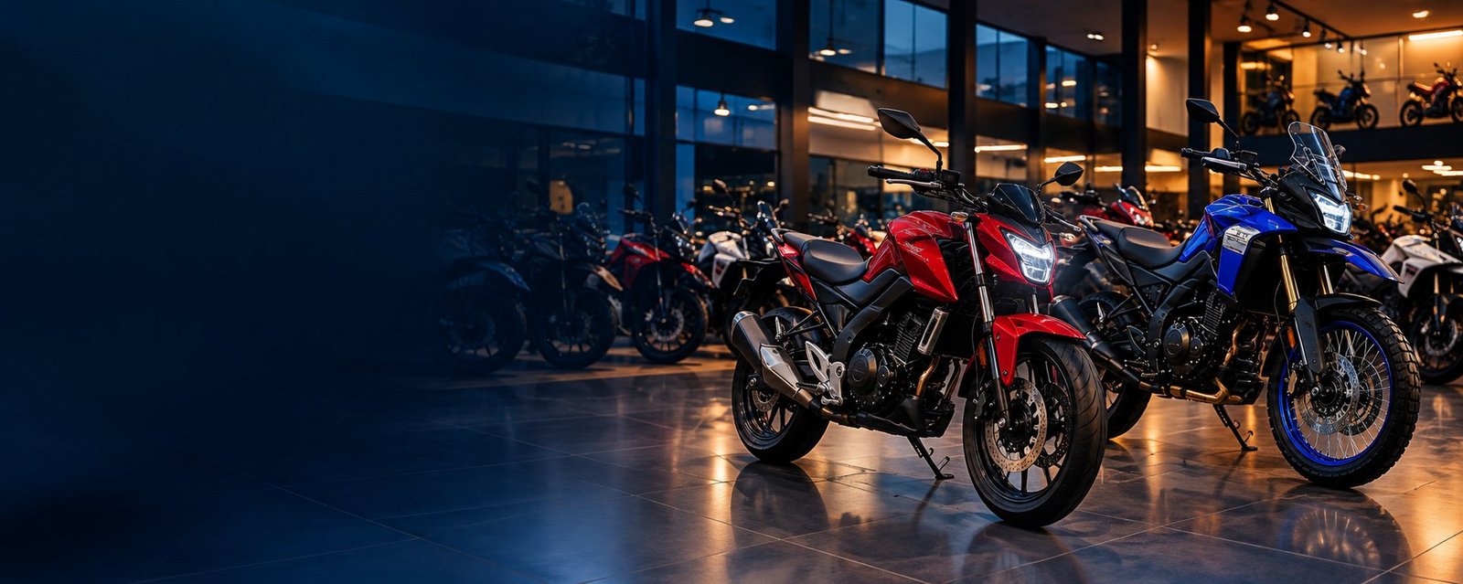 Showroom de motos 0km Cred+ Veículos